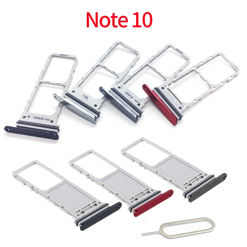For Samsung Galaxy Note 10 N970 N970F SIM Card Slot Holder Tray Slot Replacement Part