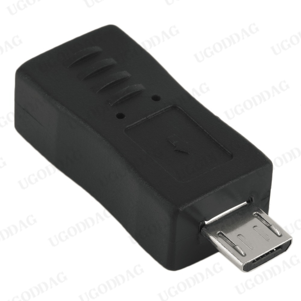 Micro USB B Male to Mini USB Female M/F Adapter Connector Converter