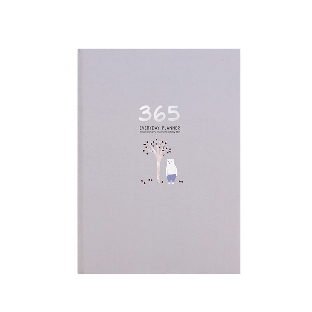 365 Schedule Hand Book Mini Stationery Notebook Diary Adorable Efficiency Planner (Green): Picture 2