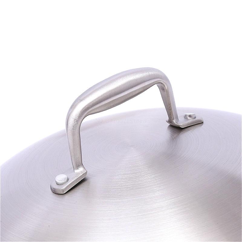 Stainless steel non-stick wok no oil smoke no coating pot induction cooker gas for home multi-function cooking pot