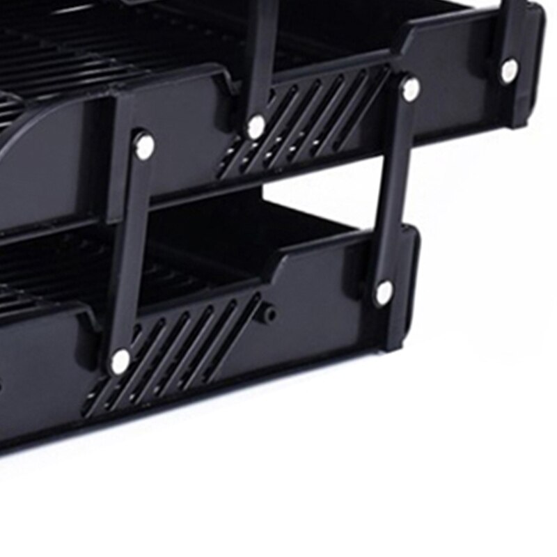 Adjustable 3 Layers,A4 Document File-Tray Rack File Shelf Frame Paper File Organizer Home azine Tray Office Supplies