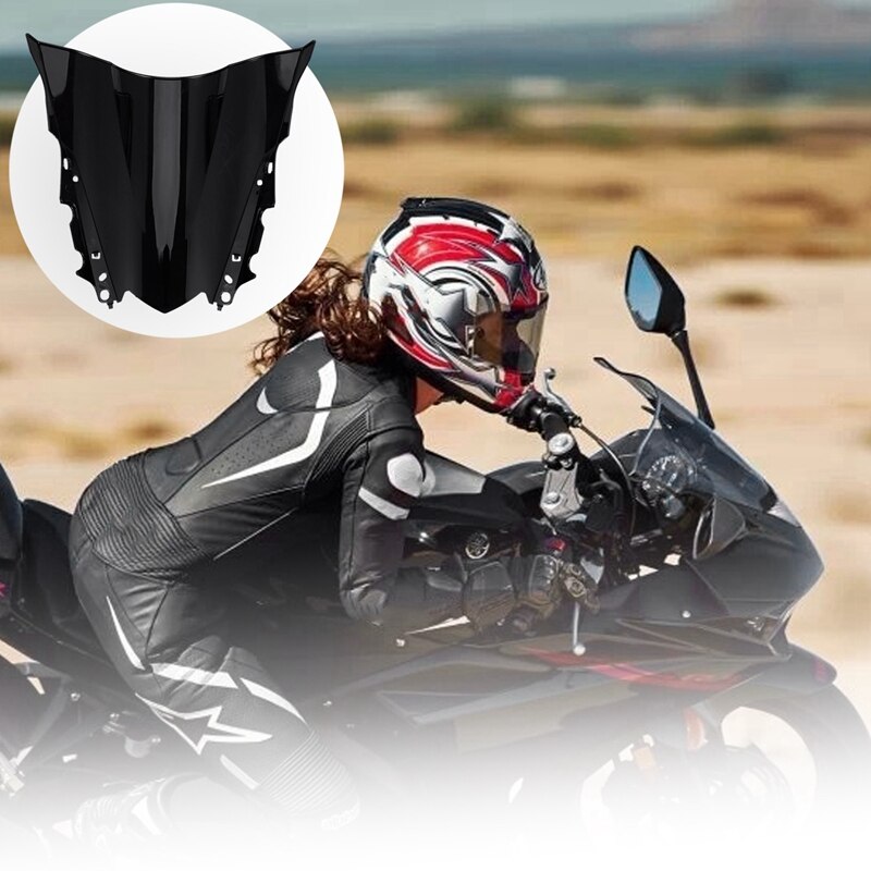 Motorcycle Front Windscreen Windshield Wind Deflector Screen Protector for YAMAHA R3 R25 Motorcycle Accessories