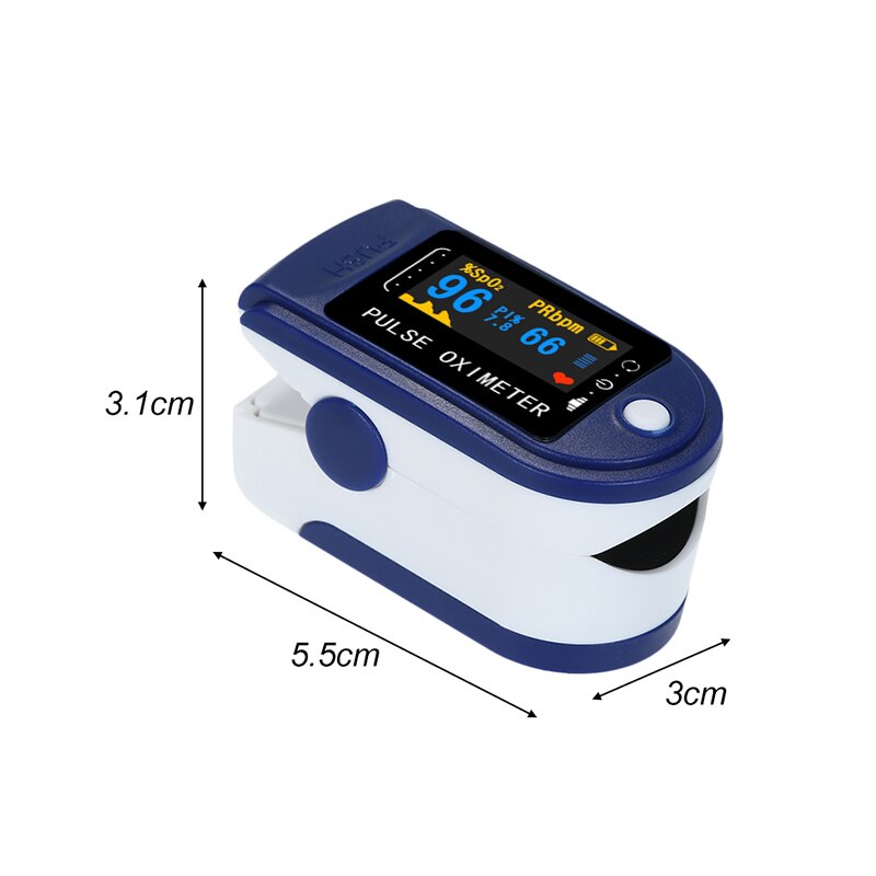 Finger pulsoximeter finger clip forebyggende produkter hjerte og puls oximeter hjertefrekvens lavspændingsmonitor baby termometer