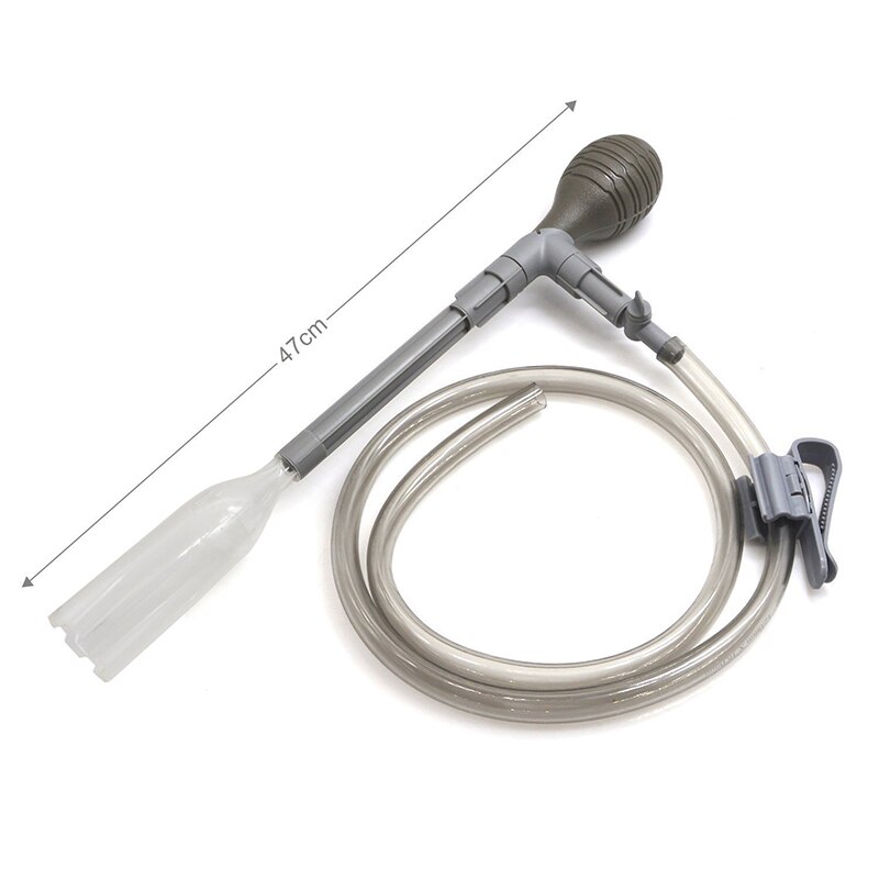 Effectieve waterververser aquarium grindreiniger aquarium hevelpomp met klepbediening voor het verversen van water in het aquarium nieuwste