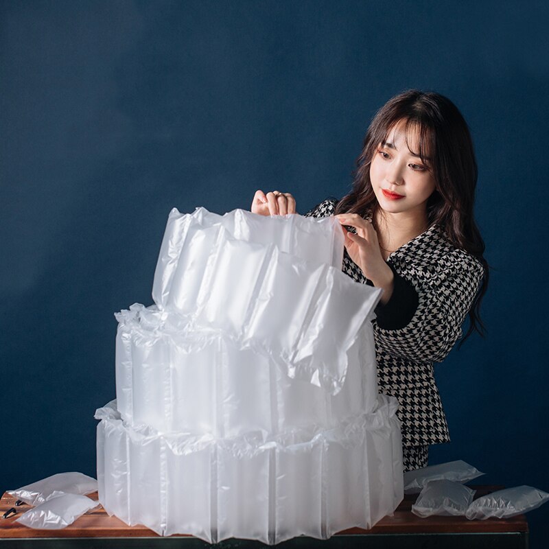 500M Buffer Air Cushion Machine Inflatable Bag Filled Airbag Package Shockproof Roll Film Bubble 20 * 10cm 20 * 15cm 20 * 20cm