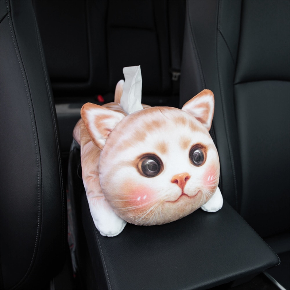 Universal Cute Animal Car Tissue Holder Back Hanging Tissue Box Covers Napkin Paper Towel Box Holder Case Paper Towel Holder: 7