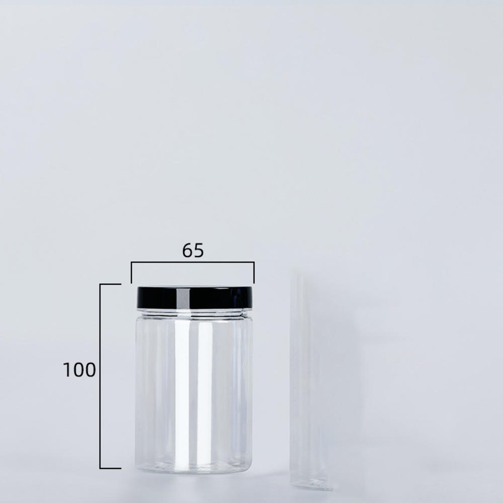 Clear Sealed Can With Lid Food Smell Odor Proof Storage Packaging Bottle Coffee Beans Seasoning Container Kitchen Accessories: Brown