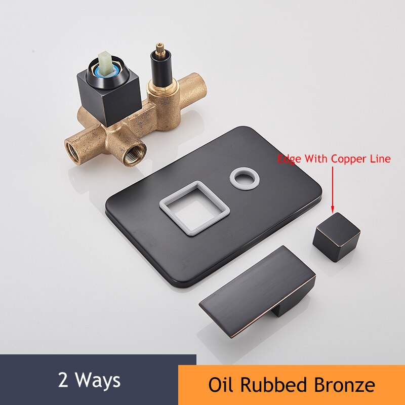 2/3 Manieren Badkamer Accessoires Badkamer Douche Mengkraan Enkel Handvat Wall Mount Koud Water Douche Kraan Messing Cartridge: Paars