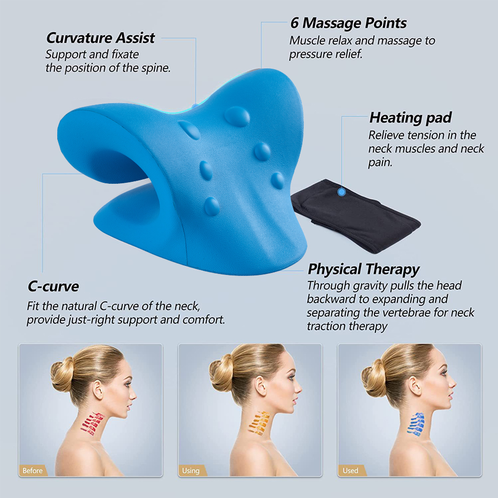 Neck and Shoulder Relaxer, Cervical Traction Device and