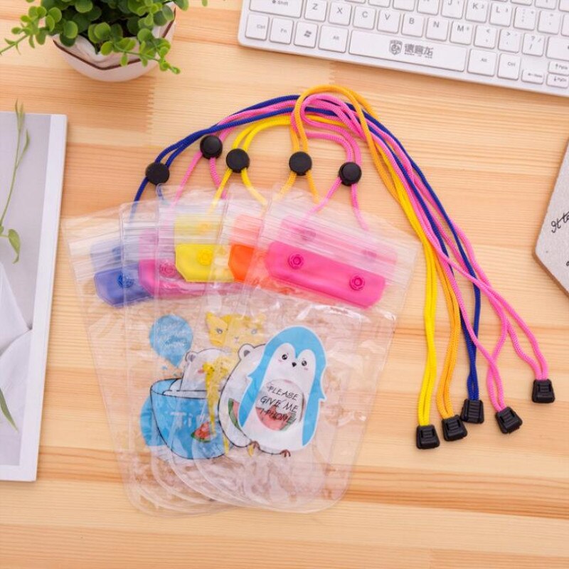 Funda impermeable para viaje y natación, funda para teléfono móvil de 3,5 pulgadas-5,5 pulgadas, accesorios para nadar