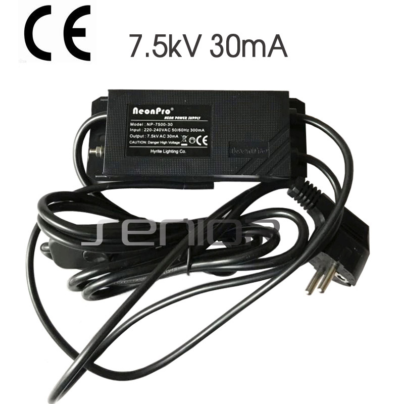 7.5kV30mA 72W CE Neon Sign Electronic Transformer Rectifier Ballast Australian Standard Neon Sign Power Supply With/without Plug: Beige