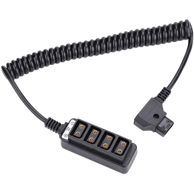 Hane d-tap b typ splitter power tap  to 4- port hona p-tap hub adapter batteri fotograferingsström