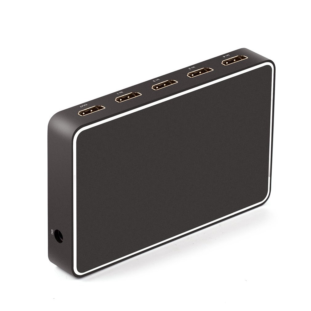 Hdmi Switcher High Defintion Five In One Out 5X1 4K/60Hz Switch Charging With Usb Port Support Remote Wakeup