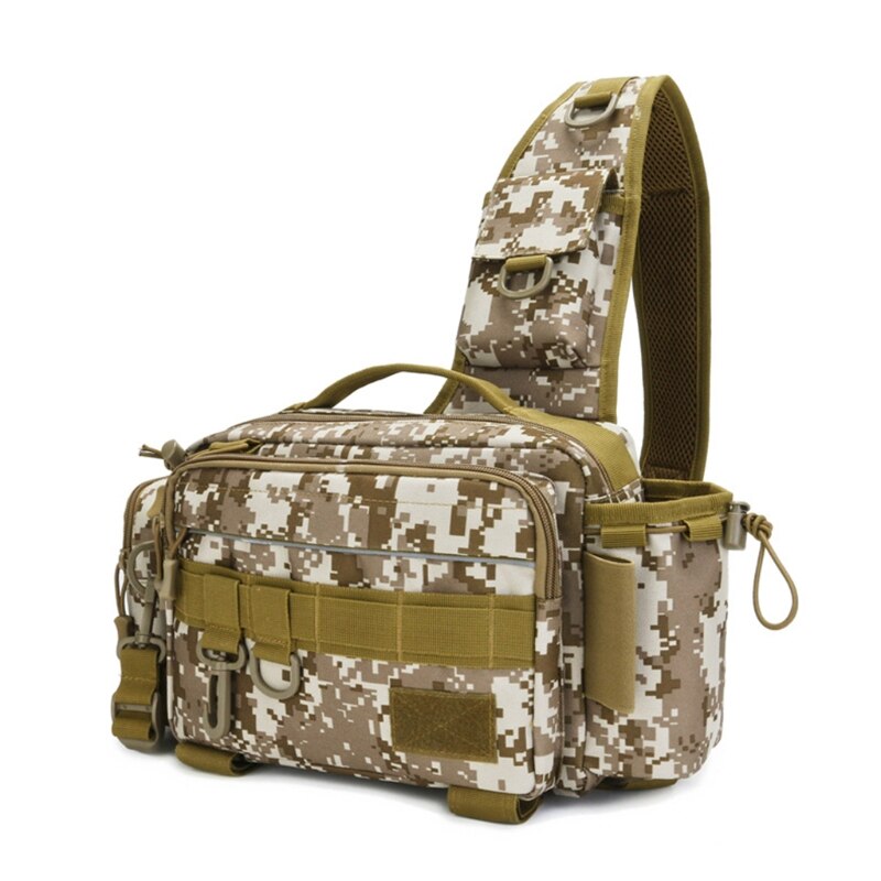 Equipo de pesca al aire libre multifuncional, bolsa impermeable, cintura, hombro, Crossbody,: BNC