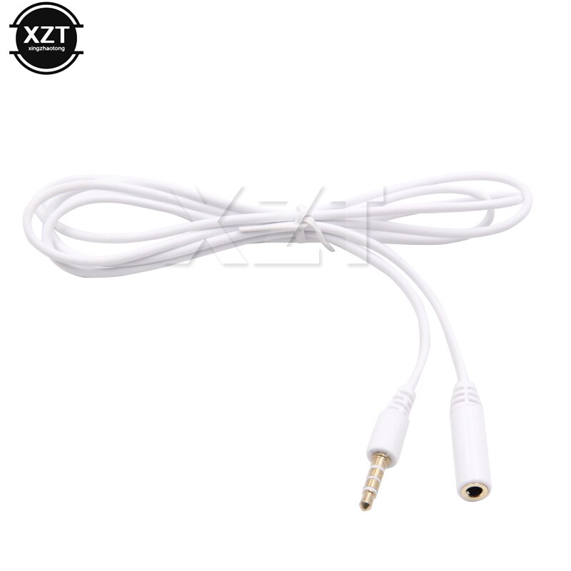 1M 3.5mm Male to Female 4 Pole Jack Stereo Audio Headphone Extension Cable