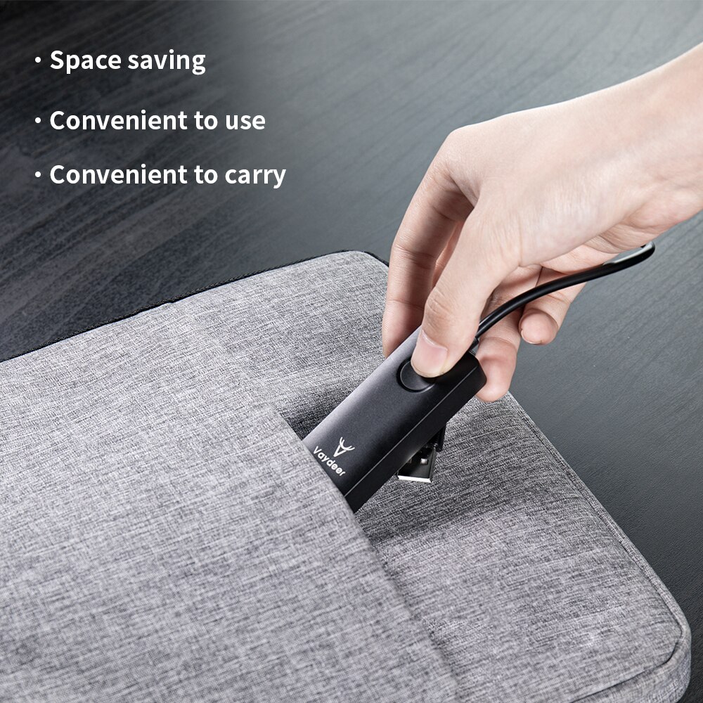 Vaydeer mouse jiggler mover usb-port drevfri med switch simulerer musebevægelse for at forhindre computeren i at gå i dvale