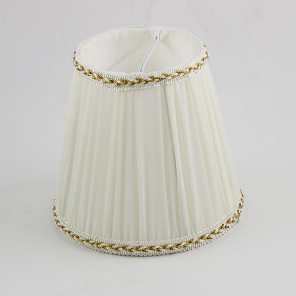 DIA 13.5 cm/5.31 pouces Relaxdays lampe, couleur blanche moderne gaze tissu abat-jour pour lampe, abat-jour mural japonais, Clip sur