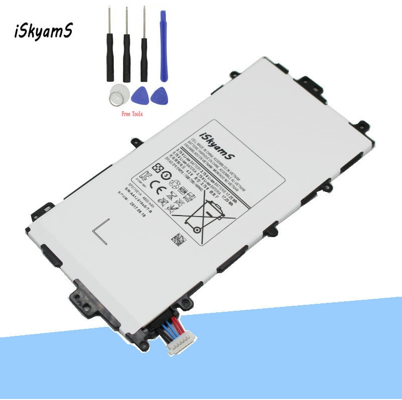 ISkyamS 1x4600 mAh SP3770E1H Ersatz Batterie Für Samsung Galaxy Note 8,0 8 3G GT-N5100 GT-N5110 N5100 N5120 tablet Tab + Werkzeug