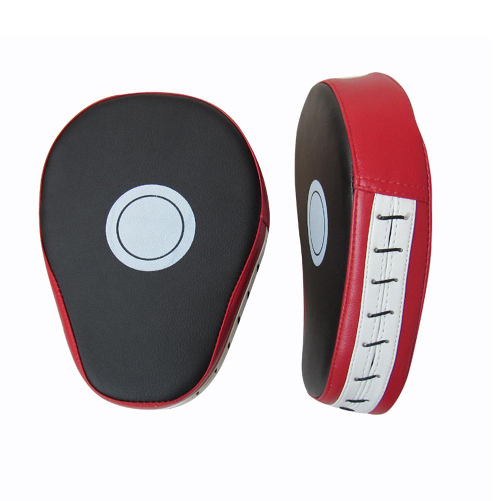 Curved Boxing MMA Punching Mitts Boxing Pads PU Leather Thai Martial Art Kickboxing Punch Target Focus Shield Mitts