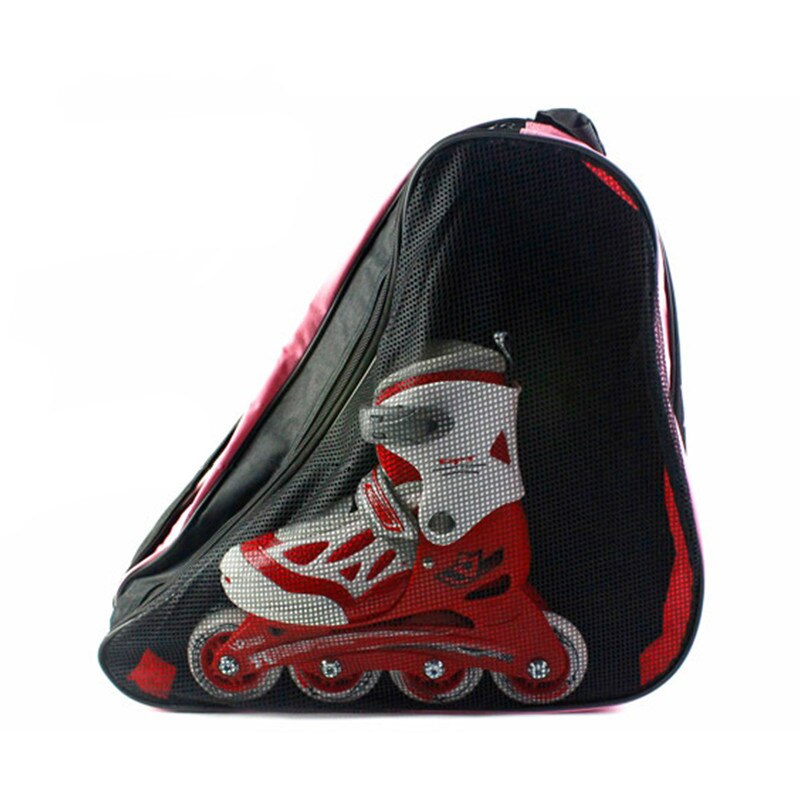 Skates sneakers bag handbag red blue for skating bike roller skates hockey equipment bag