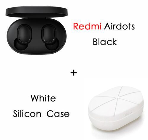 Xiaomi Redmi Airdots Xiaomi Auricular inalámbrico control de voz Bluetooth 5,0 reducción de ruido Control de grifo: add white case