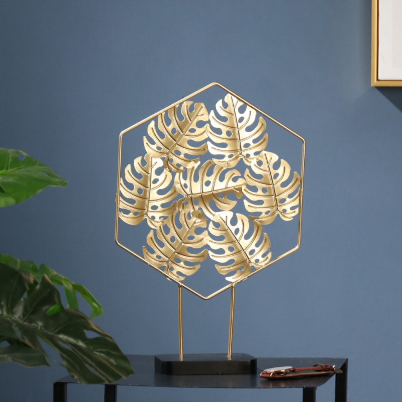 Luxe Licht Gouden Schildpad Smeedijzeren Achterplaat Ornamenten Creatieve Thuis Woonkamer Veranda Desk Meubilair