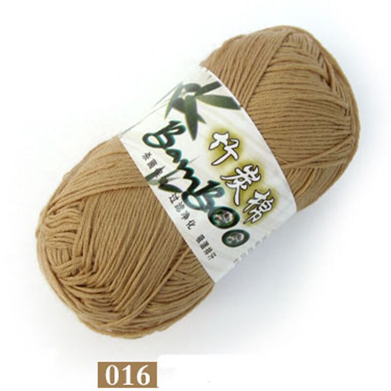 70% bamboo fiber 30% cotton hand knitting yarns Anti-Shrink Baby yarns crochet thread cotton thread thick bamboo cotton yarn: 016