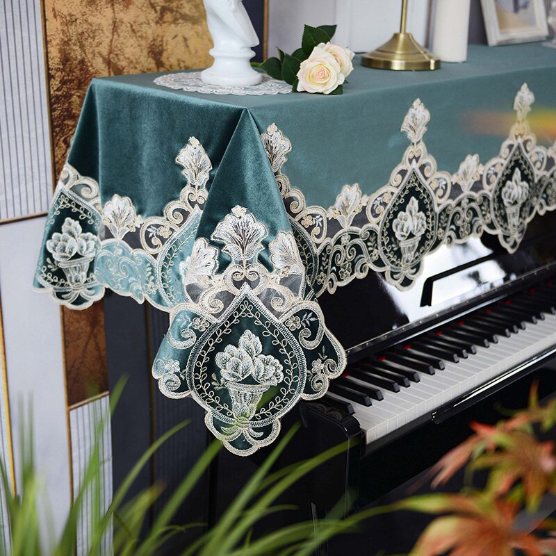 European 73 key keyboard pianos covers embroidered piano cover key covers for house keys modern piano cover keyboard dust cover