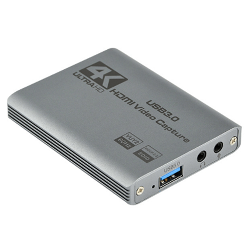 Tarjeta de vídeo ABAC-4K, grabadora de vídeo USB a HDTV para videocámara de juegos