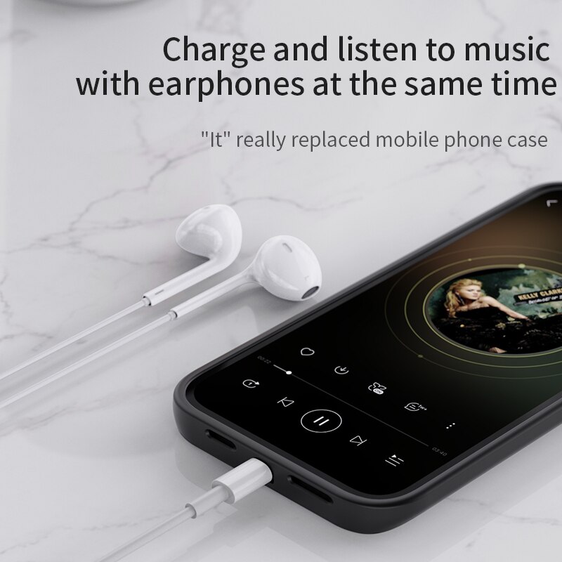 Batterijladerhoes voor iPhone 13 Pro Max hoesje batterijpakket Siliconen oplaadpowerbank voor iPhone 13 Mini hoesje met batterij