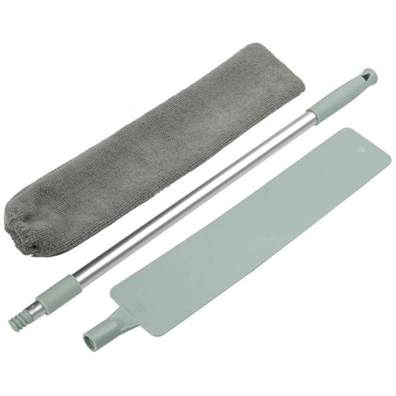 Armario cama cepillo para quitar el polvo materiales de limpieza del hogar mango alargado Super fino plumero colgable colector de polvo: Default Title