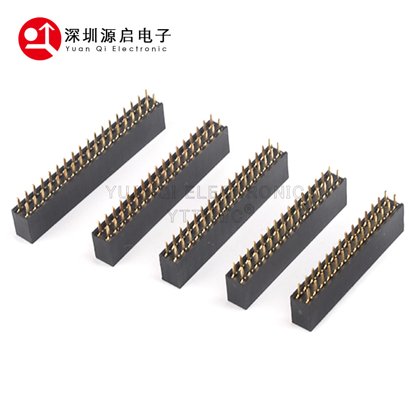 10PCS Zweireihig Pin Buchse Header Buchse Pitch 2,54mm Stecker pinheader 2*2/3/4/5/6/7/8/9/10/11/20/21/25/32/40Pin Für Arduino