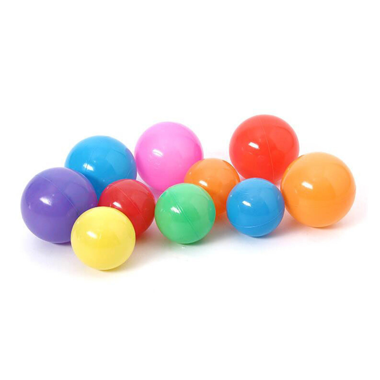 Fausse boule colorée pour enfants, balle en plastique souple, piscine IkWater Ocean Wave, jouets d'extérieur pour enfants, bébé, 50 pièces, 100 pièces