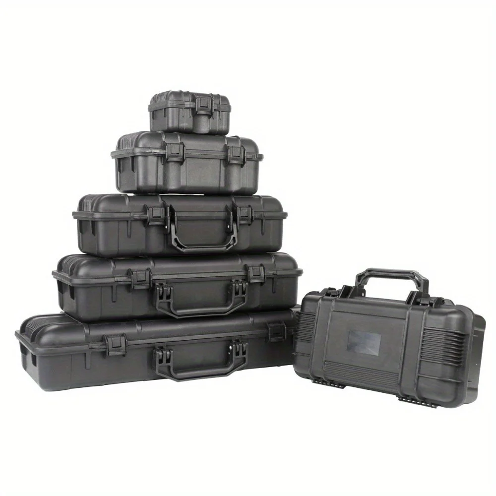 Safety Instrument Tool Box Protective Waterproof Shockproof Toolbox Sealed Tool Case Impact Resistant Suitcase With Sponge