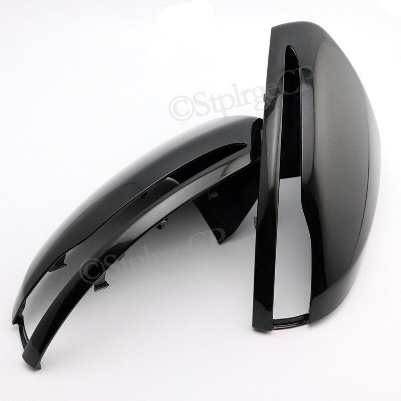 Cubierta de espejo retrovisor de coche, embellecedor LHD negro brillante para mercedes-benz Clase C W205 Clase E W213 glc-class X253 Clase S W222 ABS