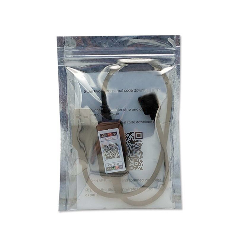 Smart rgb telefon app bluetooth led controller usb stik egnet til 5v 3528 5050 rgb lys strip flerfarvet skiftende tv baggrundsbelysning