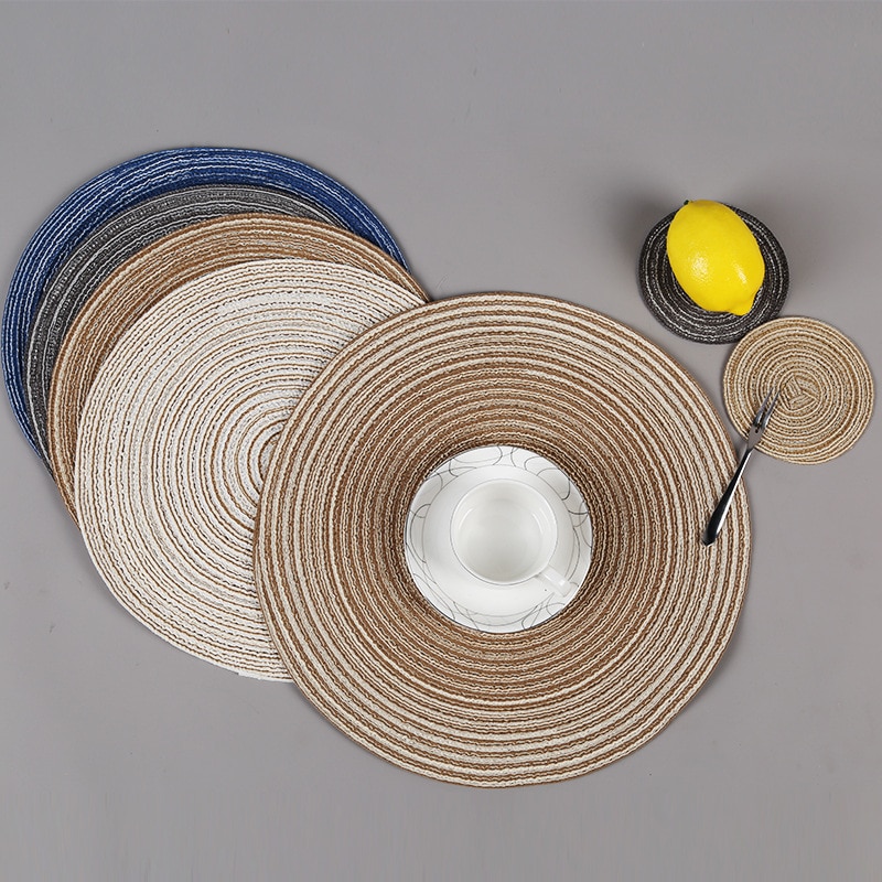 Manteles Individuales de mesa posavasos de madera posavasos accesorios de mesa posavasos multiusos cocina herramienta de mesa