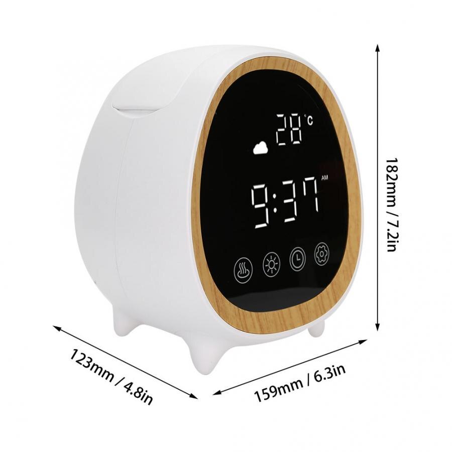 WIFI Smart Air 200ml Ultraschall Aroma Ätherisches Öl Diffusor Home Digital Display Zeit Wetter Aromatherapie Zerstäuber