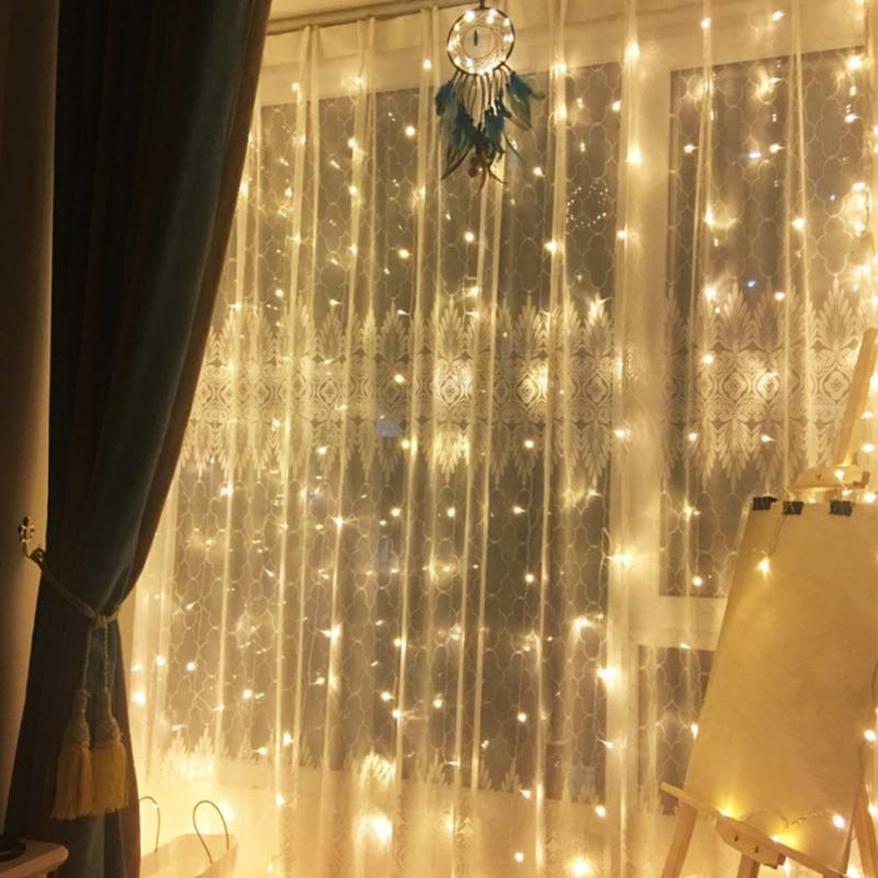 3x1/3x3/6x3m LED Ijspegel String Lights Kerstmis Fairy Lights Garland outdoor Thuis Voor Bruiloft/Feest/Gordijn/Tuin Decoratie