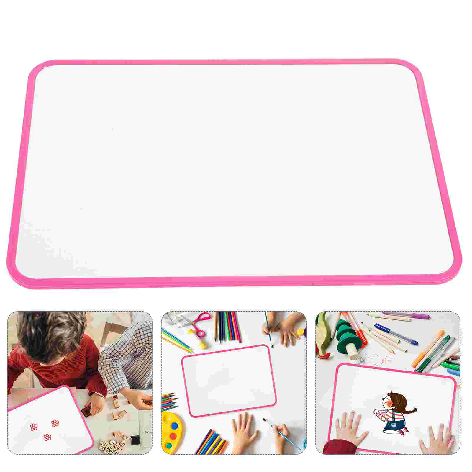 Pizarra blanca magnética pequeña, tablero de borrado en seco, tablero de escritura para niños, herramienta de enseñanza, pizarra, suministros de presentación, pizarras blancas para estudiantes