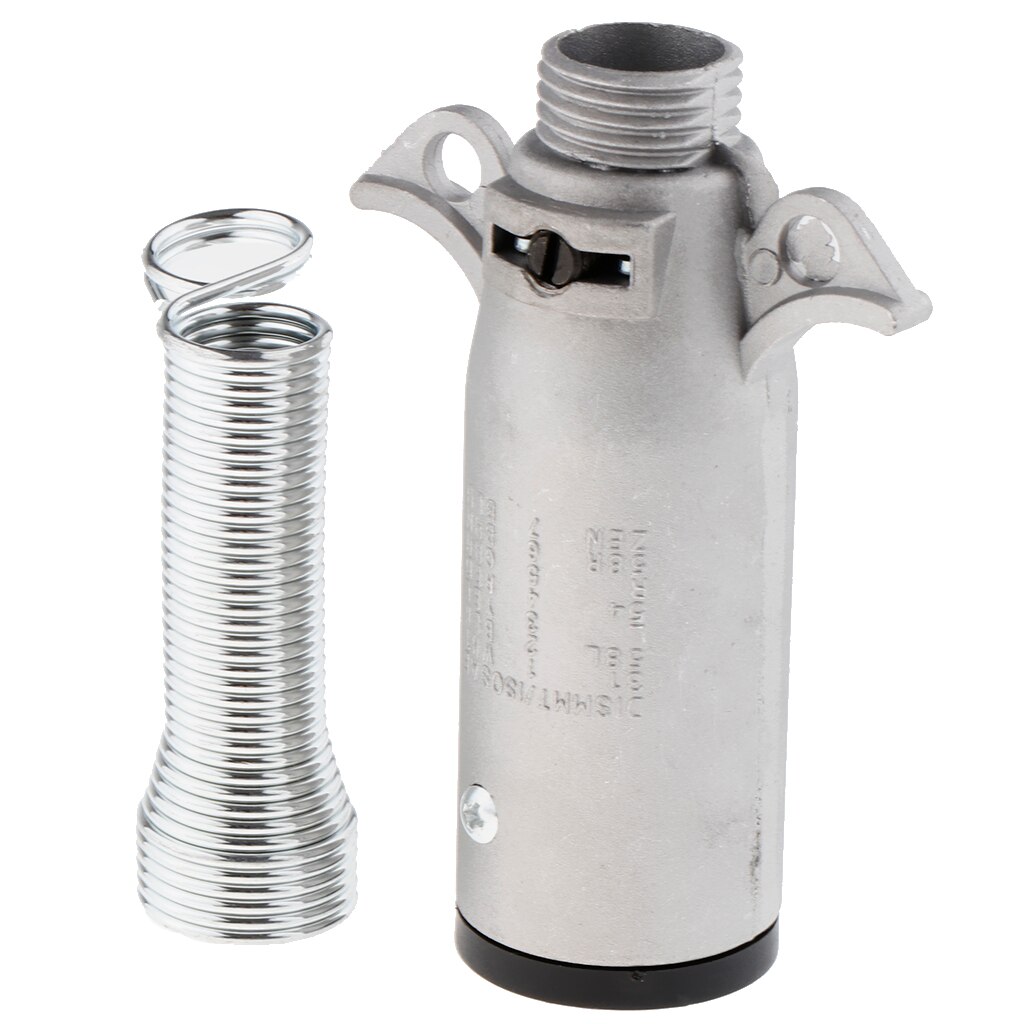 Metal 7 Way Plug Semi Trailer Light Connector Round Split Pin Receptacle