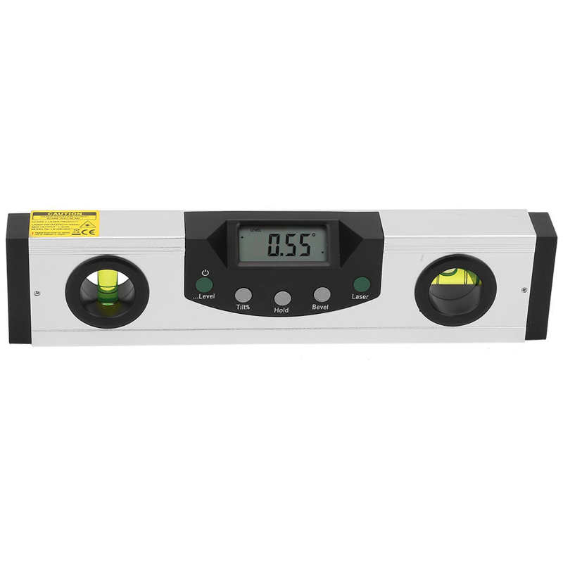 Digital LCD Angle Finder Meter Level Inclinometer Protractor: White