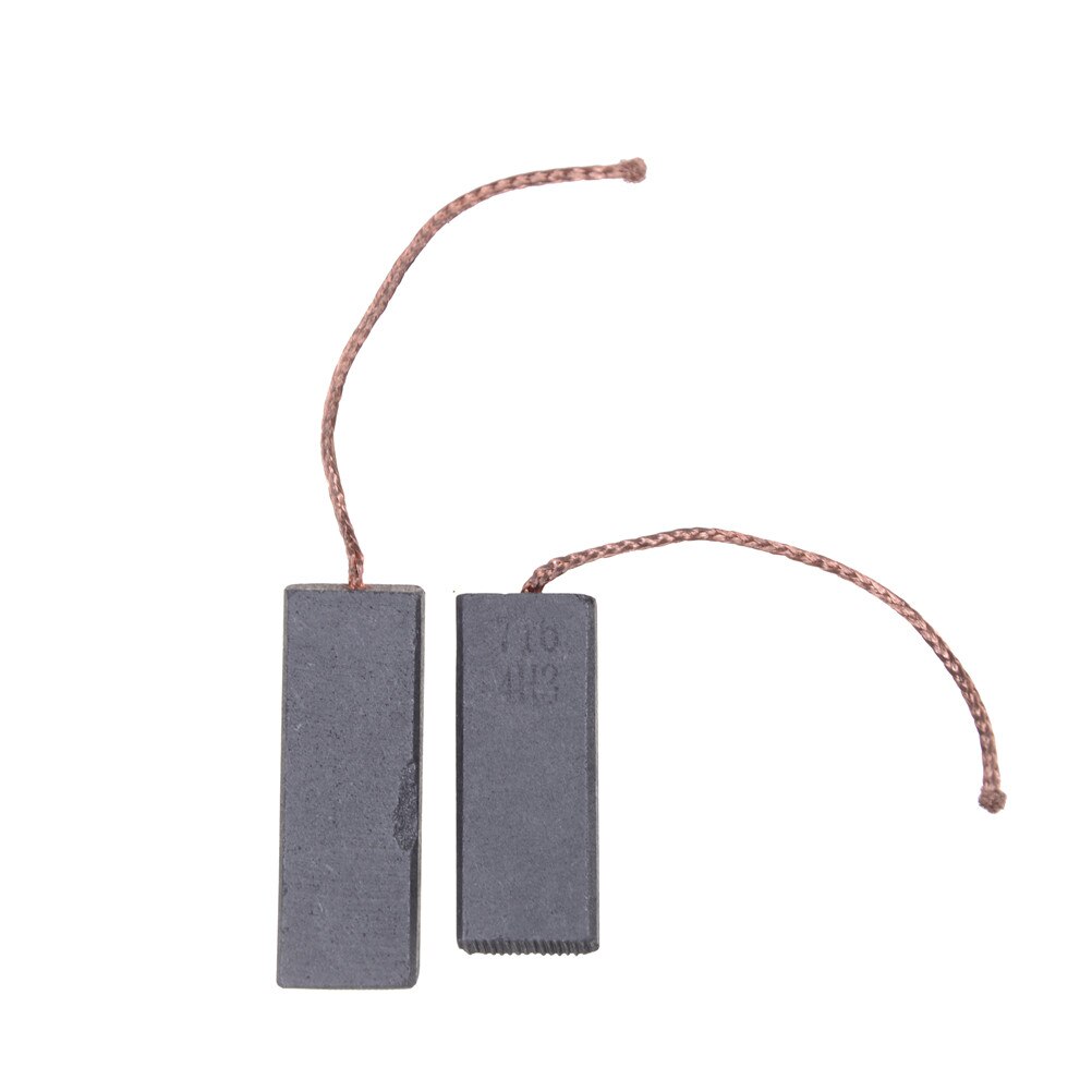 2pcs/pair Motor Carbon Brushes With Length Lead Centrifuge Carbon Brush Washing Machine Spring Carbon Brushes: C 36x12.5x5mm