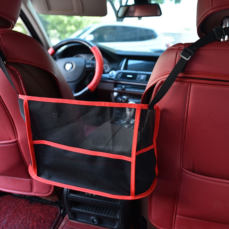 Auto net zak handtas houder organizer stoel zijkant opbergnet tas voor verpakking auto organizer opbergtas auto accessoire
