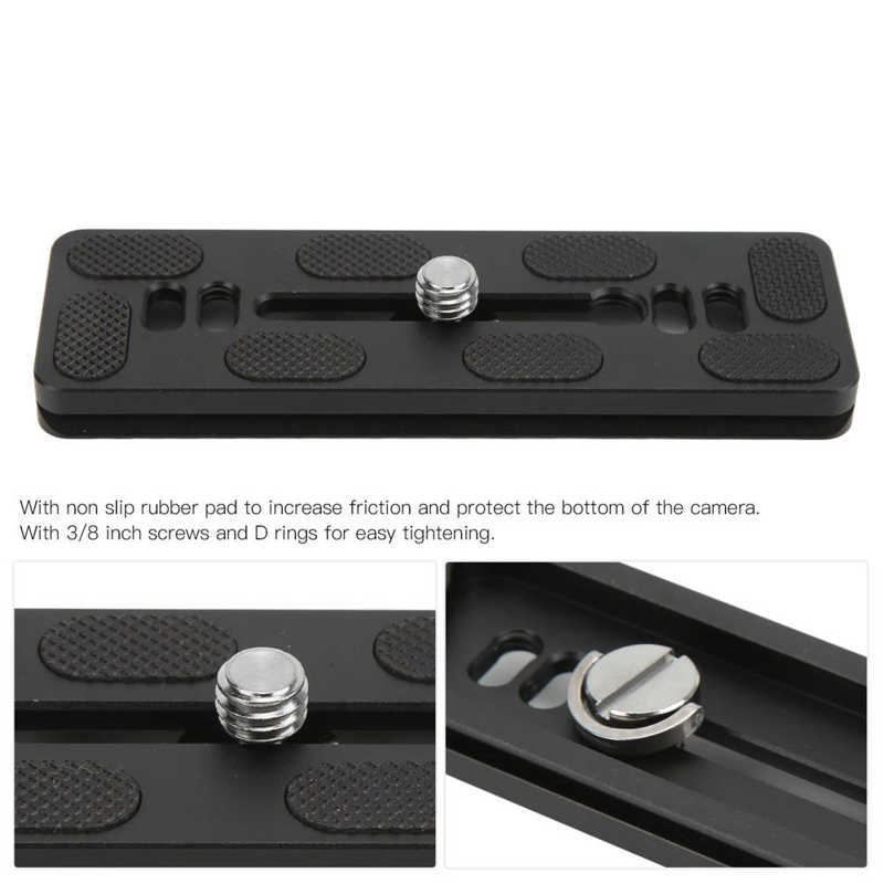 Hochfeste schnellwechselplatte für kamerastativ-kugelköpfe