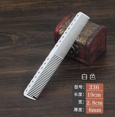 1pc Ys Park Barber Cutting Combs: 336white