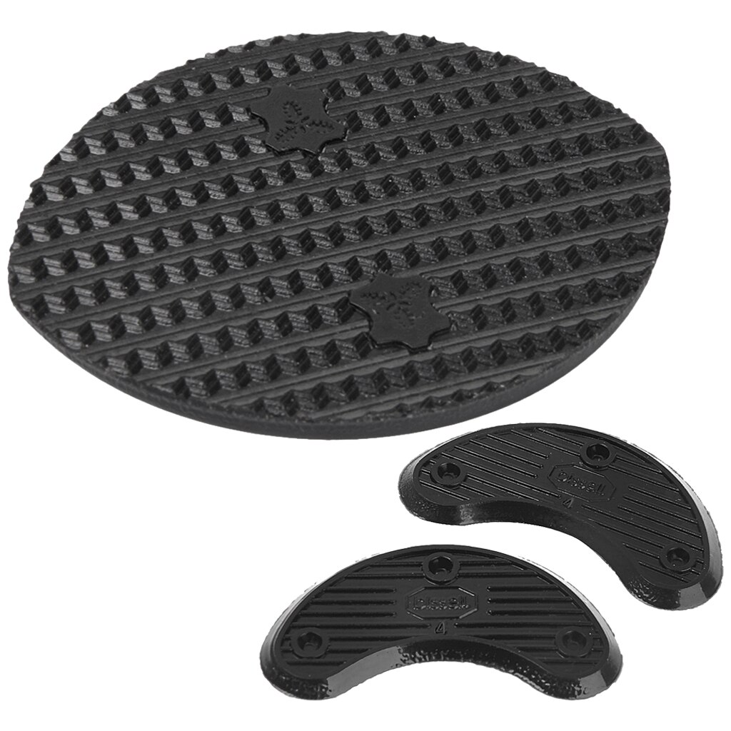 Anti Slip Woman Shoe Sole Heel Stick & Tips Rubber Shoe Repair Pads Set M