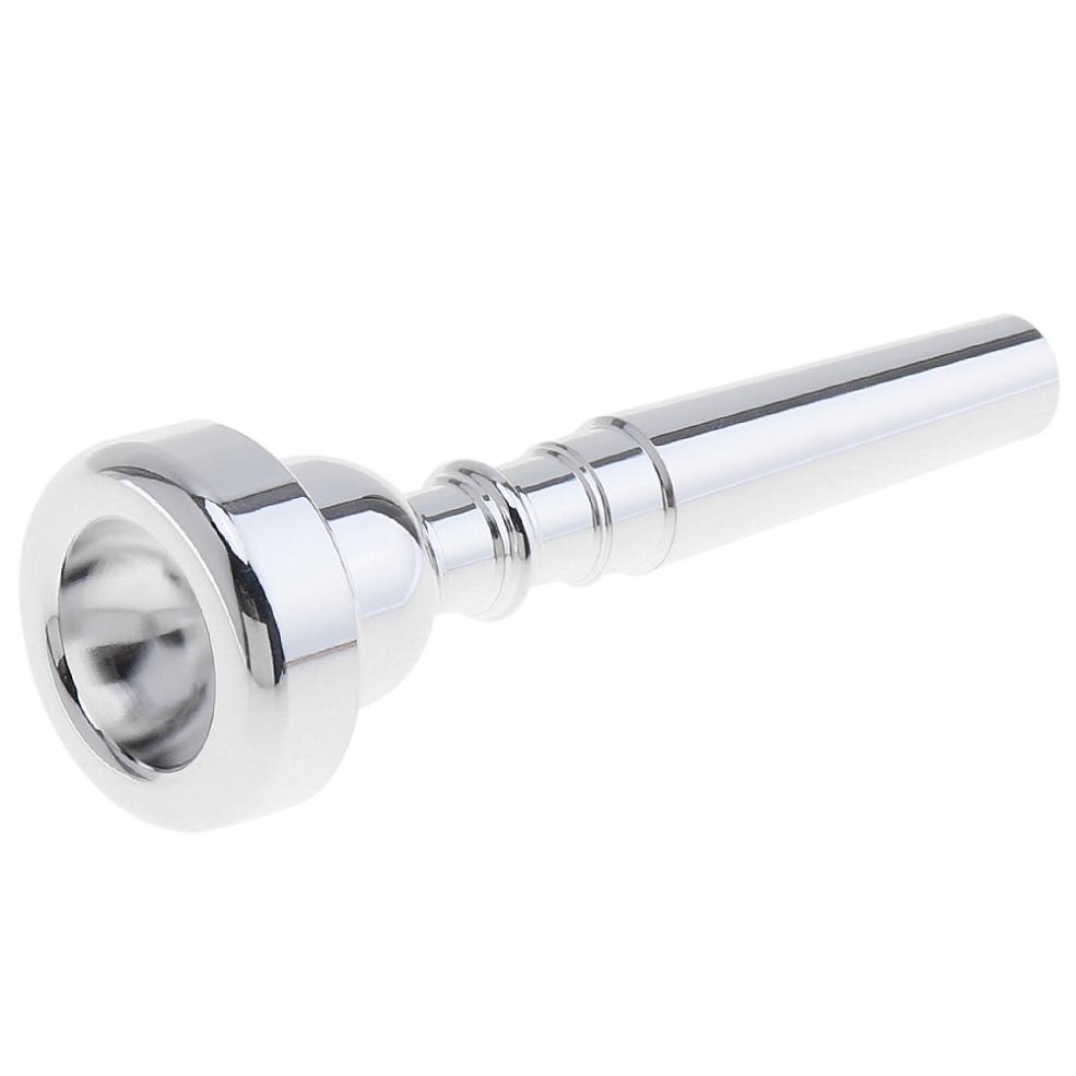 3C Size Small Trumpet Mouthpiece Music Instrument Trumpet Mouth with Silver Plated for Beginners / Performance