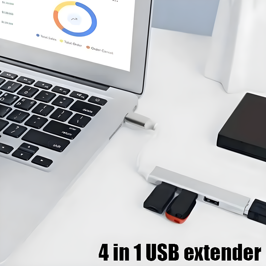 USB 3.0 Hub 4 Poort USB Uitbreiding Hub Hoge Snelheid Type-c Splitter 5Gbps Voor PC Laptops Accessoires Multiport HUB USB 3.0 2.0 Poort