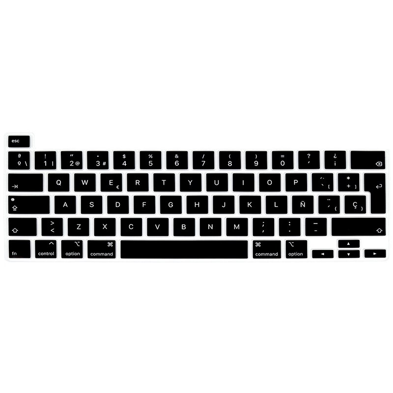 Voor Macbook Pro 13 Inch A2338 M1 A2251 A2289 Touch Bar Huid Eu/Uk/Us Frans/russisch/Engels/Spaans Toetsenbord Cover